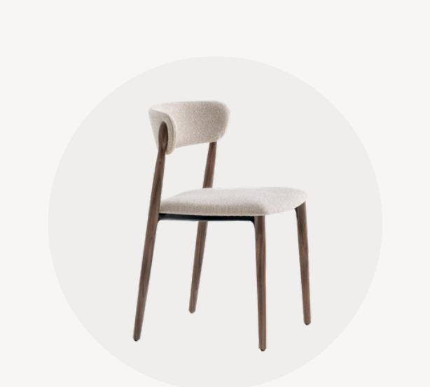 Nemea contract chair for hospitality interiors