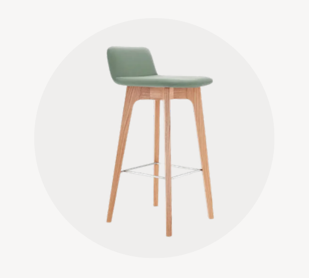Agent contract stool for hospitality interiors