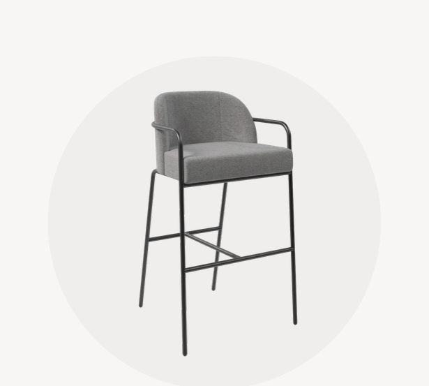 Circa contract stool for hospitality interiors