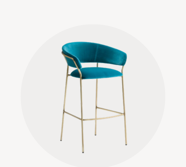 Jazz contract stool for hospitality interiors