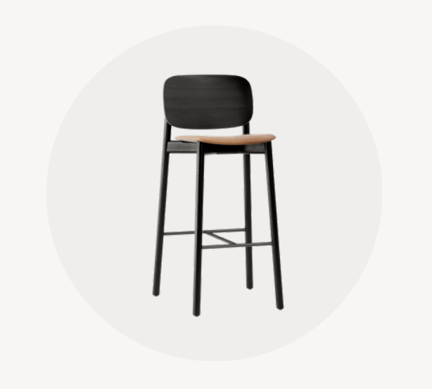Kitt contract stool for hospitality interiors