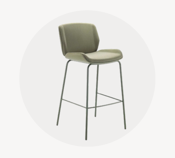 Kruze contract stool for hospitality interiors