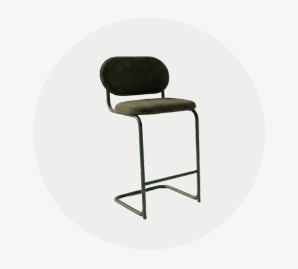 Piper contract stool for hospitality interiors