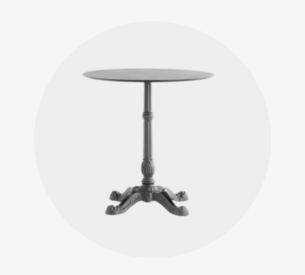 Bistrot contract table for hospitality interiors